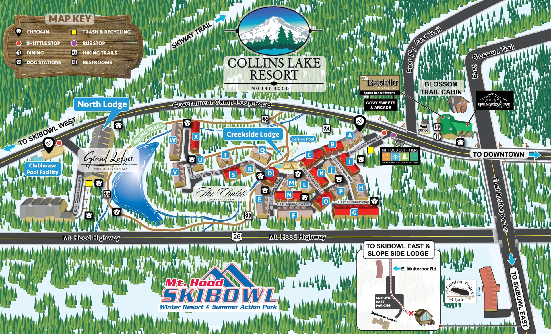 Collins Lake Campground Map Collins Lake Resort Map - Collins Lake Resort