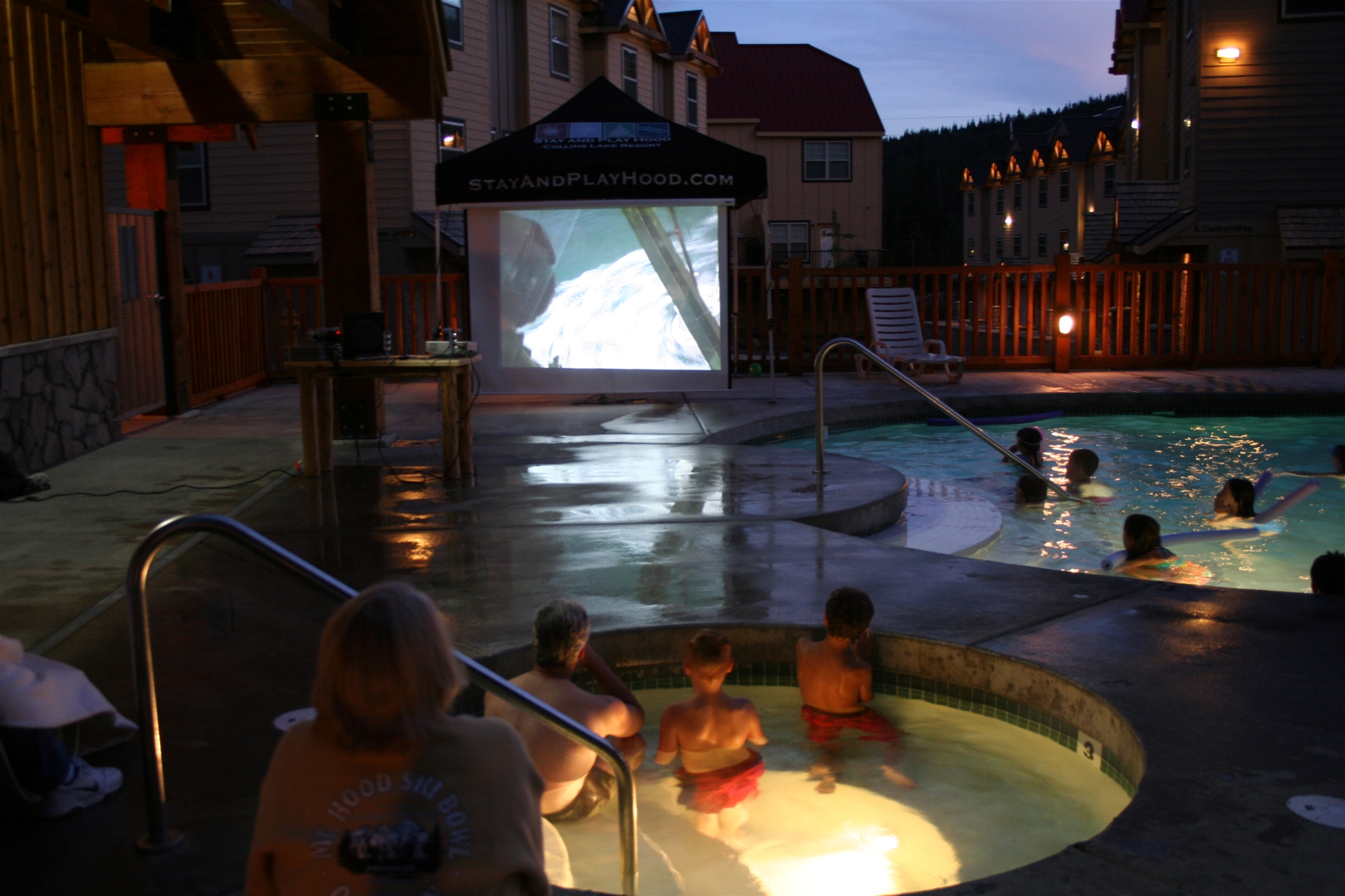 Summer Movie Nights at Collins Lake Resort